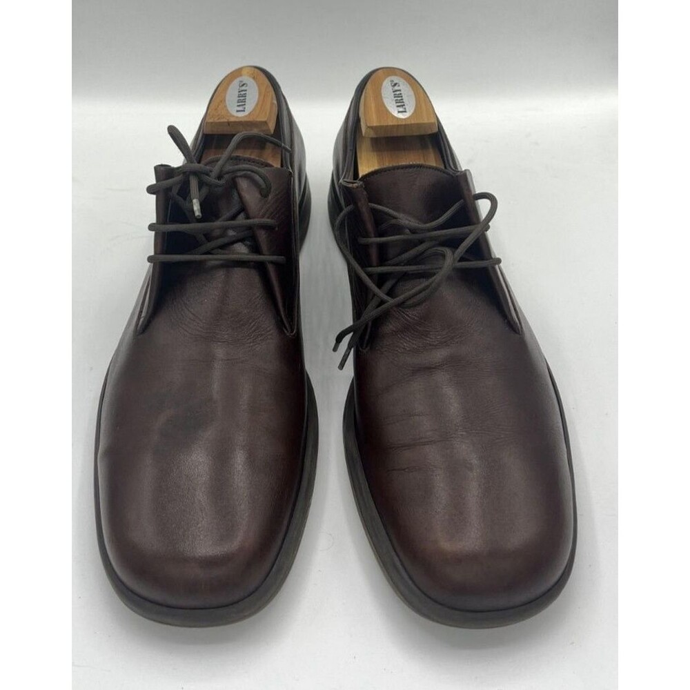 Men's Salvatore Ferragamo Brown Leather Dress Shoes Gently Used